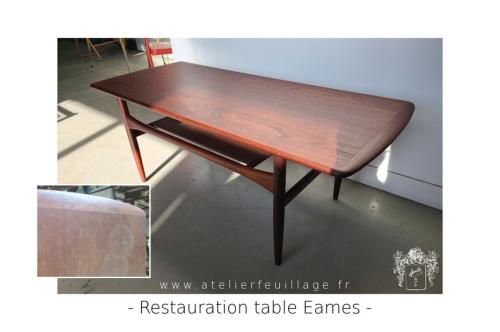 Restauration d'une table Eames