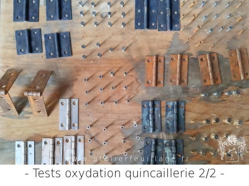 Test oxydation quincaillerie (après)